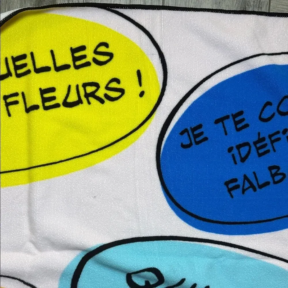 Asterix Pop Art Towel with Speech Bubbles